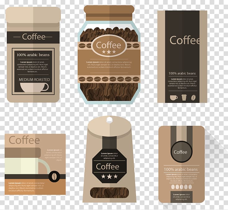 Coffee Paper Packaging and labeling Packaging design, Coffee transparent background PNG clipart