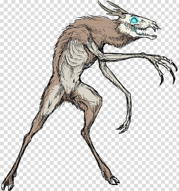 Wendigo Final Fantasy VIII Drawing Sketch, FANGS transparent background PNG clipart