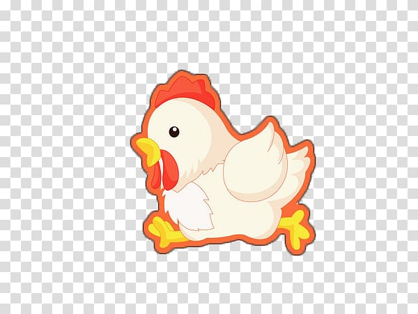 Chicken Cartoon Chinese zodiac, chicken transparent background PNG clipart