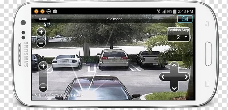 Smartphone Motorola Droid Pan–tilt–zoom camera Closed-circuit television, Camera control transparent background PNG clipart