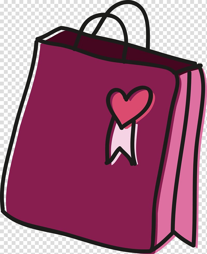 Handbag Shopping bag Designer, Creative shopping bags transparent background PNG clipart