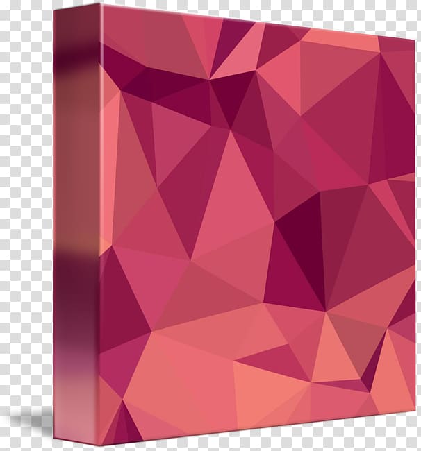 Magenta Maroon Cerise Pattern, polygon background transparent background PNG clipart