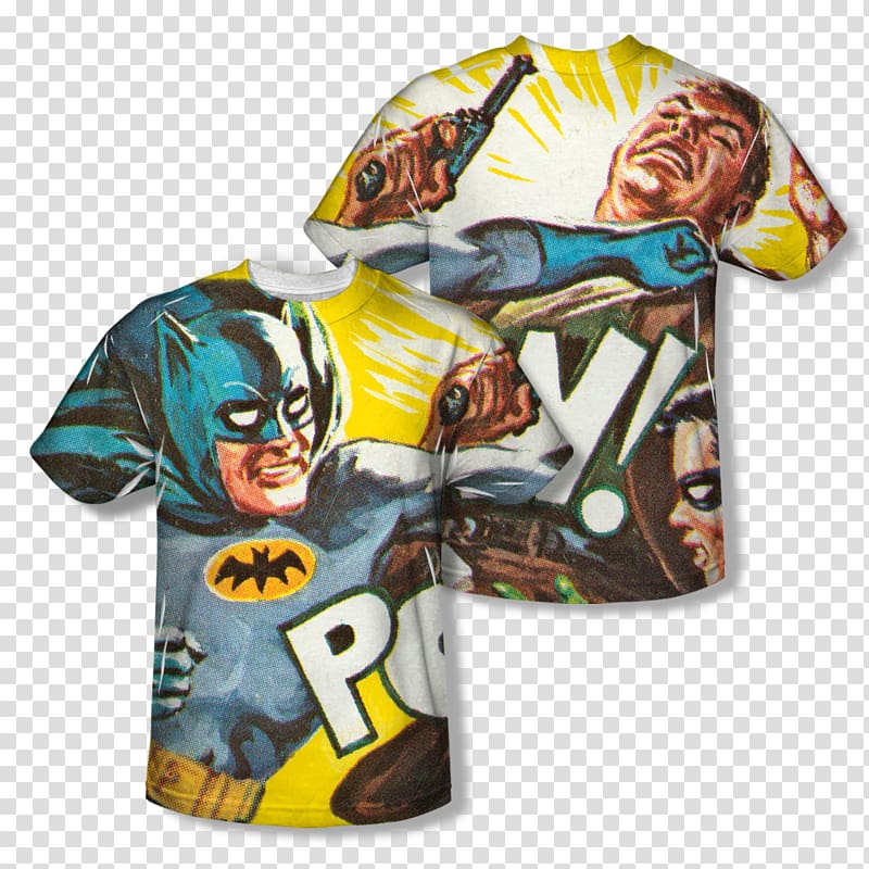 Batman T-shirt Character DC Comics, hand-painted cover design sailboat transparent background PNG clipart