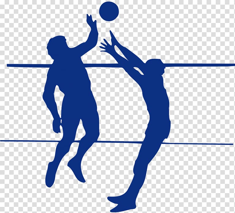 Beach volleyball Silhouette Sport , volleyball transparent background PNG clipart