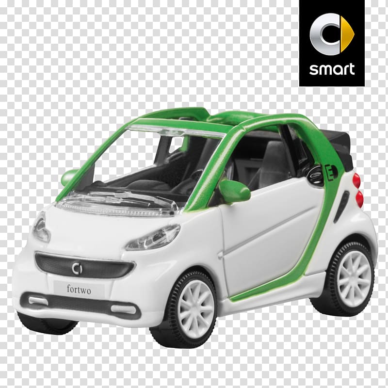 Smart Car Mercedes-Benz, Smart Electric Drive transparent background PNG clipart