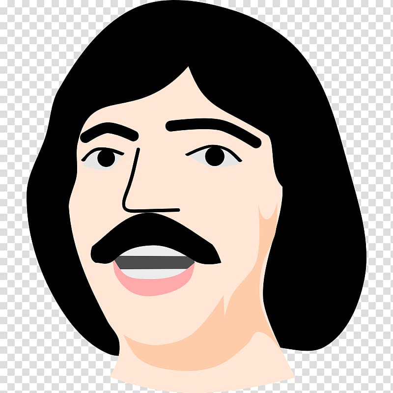 Cartoon Moustache , Young Man transparent background PNG clipart