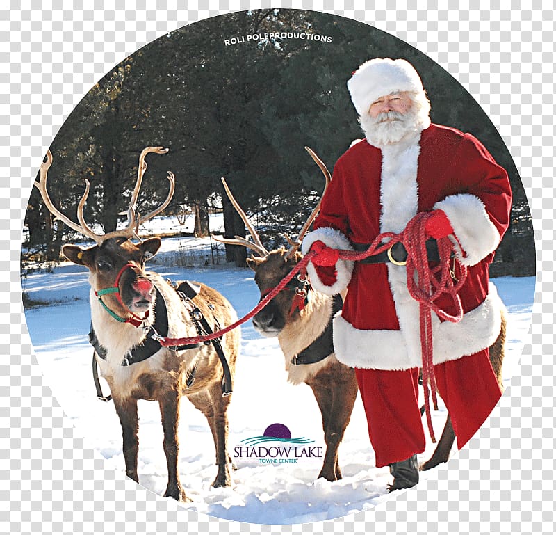 Santa Claus Reindeer Christmas ornament Santa's workshop, santa claus transparent background PNG clipart