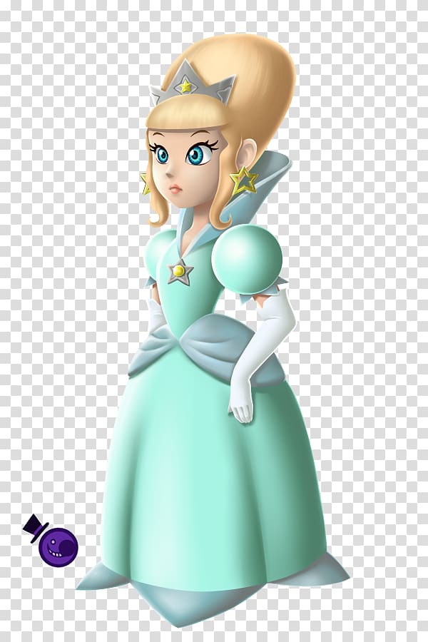 Rosalina Princess Peach Mario Bros. Concept art, peach float transparent background PNG clipart