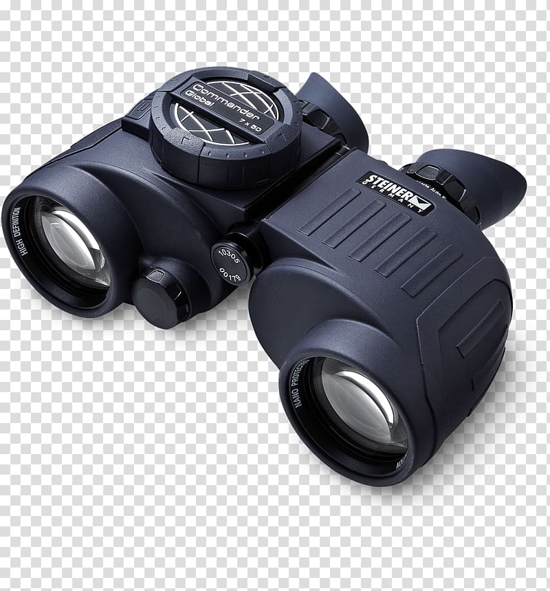 Steiner Marine 7x50 Binoculars Optics Steiner Commander Global 7x50 with Compass, Steiner Commander Global 7x50 with Compass Steiner Commander C 7x50, Binoculars transparent background PNG clipart