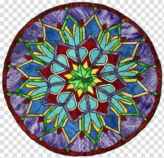 Lorraine Burch Glass Kaleidoscope Pattern, circular pattern transparent background PNG clipart