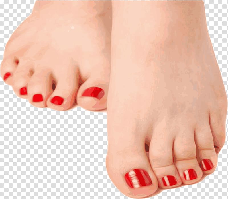 Hammer toe Nail Foot Onychomycosis, sore foot transparent background PNG clipart