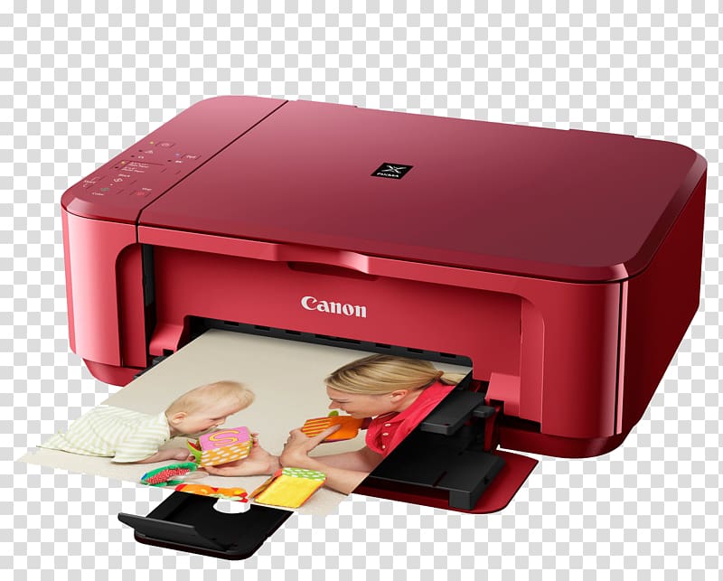 Multi-function printer Inkjet printing Canon scanner, Printer transparent background PNG clipart
