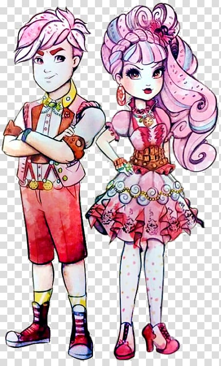 Ever After High Hansel and Gretel Art Drawing, milk carton costume transparent background PNG clipart