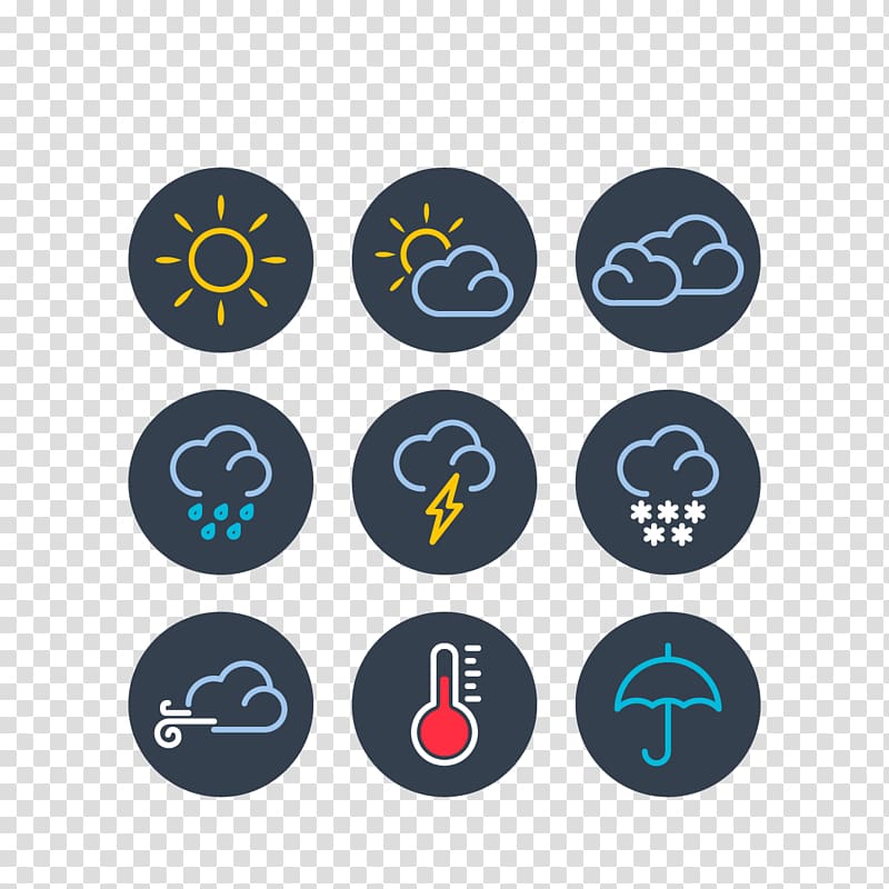 weather logo, Responsive web design Illustration, Weather Icon transparent background PNG clipart