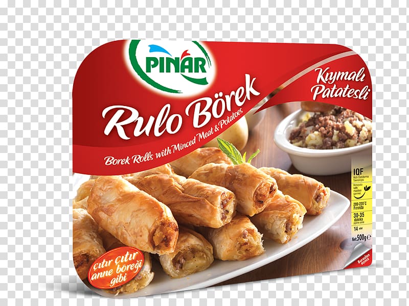 Lumpia Börek Turkish cuisine Ground meat Potato, potato transparent background PNG clipart