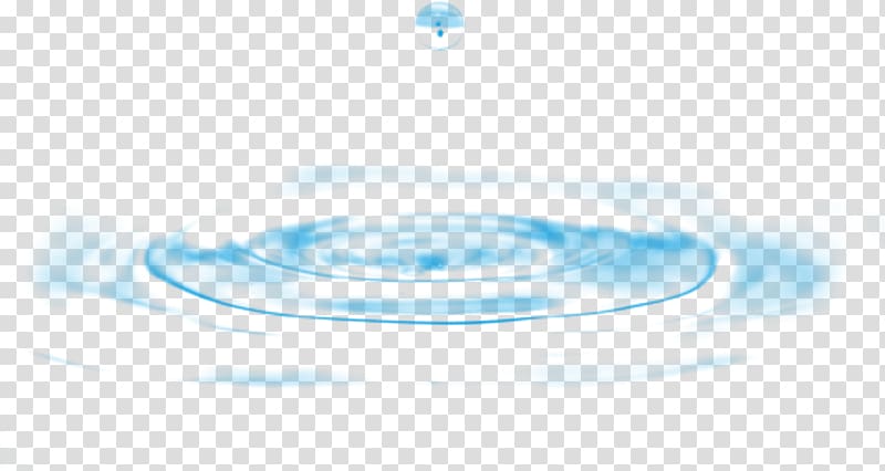 waterdrop illustration, Blue Circle Pattern, water ripples transparent background PNG clipart
