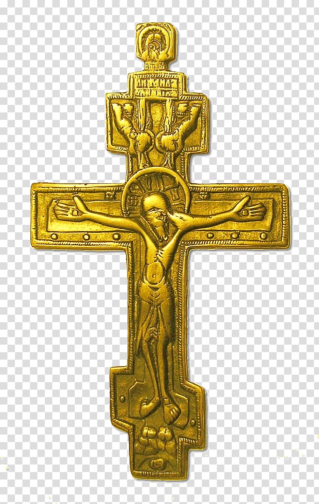 Christian cross Crucifix Russian Orthodox cross, Christian cross transparent background PNG clipart