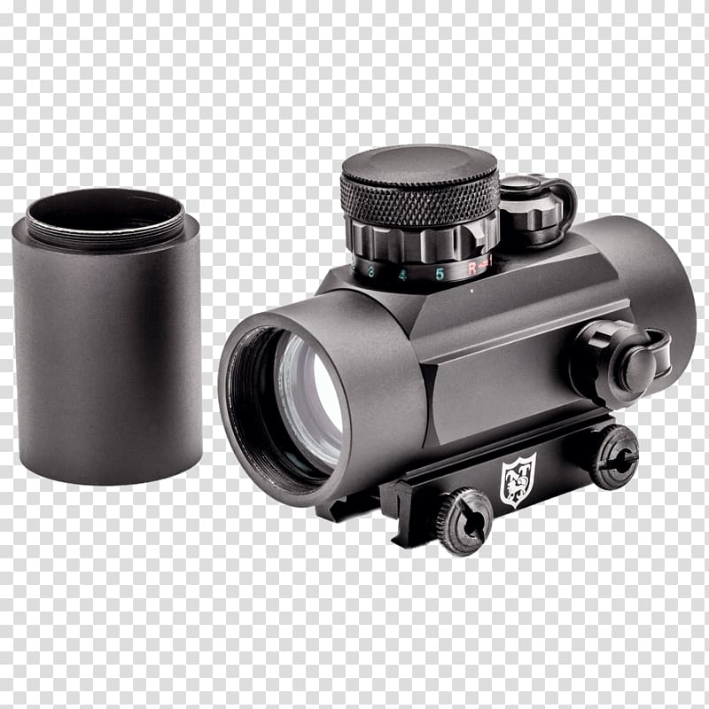 Red dot sight Reflector sight Optics Air gun, sight transparent background PNG clipart