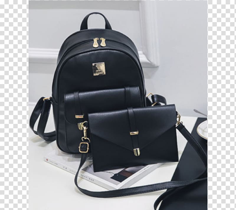 Handbag Backpack Messenger Bags Leather, schoolbag transparent background PNG clipart