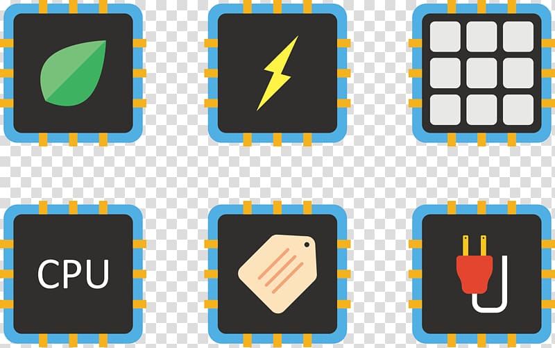 Central processing unit Scalable Graphics Icon, central processor transparent background PNG clipart