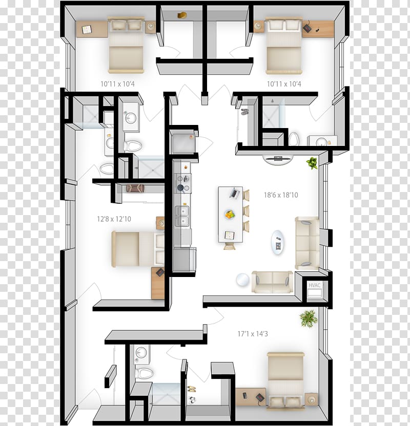 The Knoll Floor plan Apartment Ratings Studio apartment, apartment transparent background PNG clipart