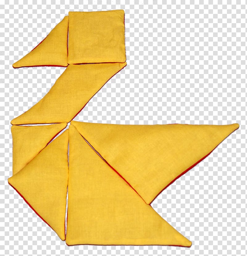 Tangram Textile Puzzle Tutorial, triangular pieces transparent background PNG clipart