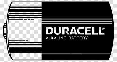 Duracell text on battery illustration, Duracell Battery transparent background PNG clipart