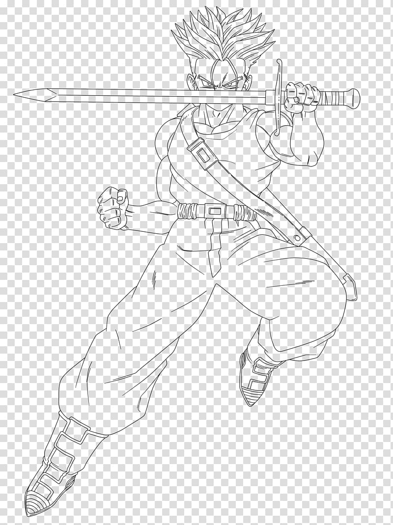 Trunks Line art Drawing Sketch, jojo siwa printables free transparent background PNG clipart