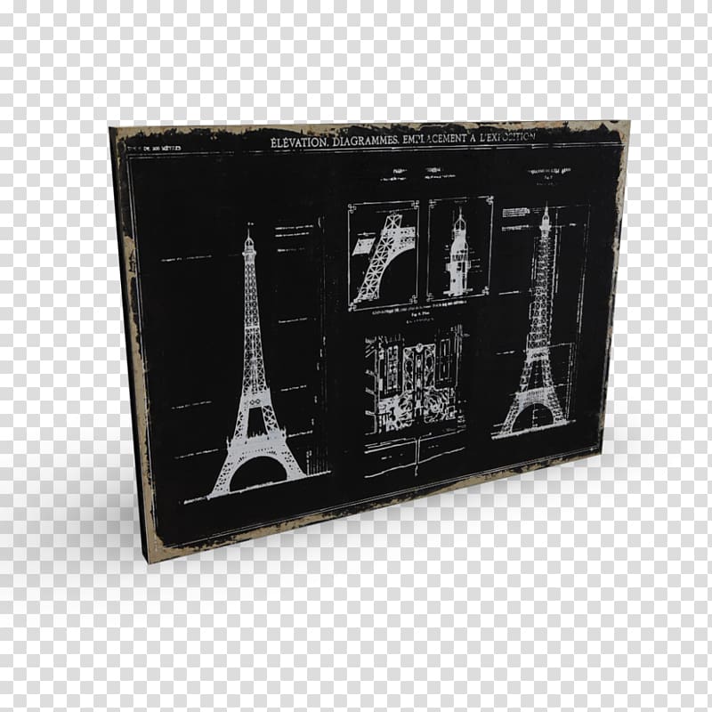 Eiffel Tower Canvas Painting, eiffel tower transparent background PNG clipart