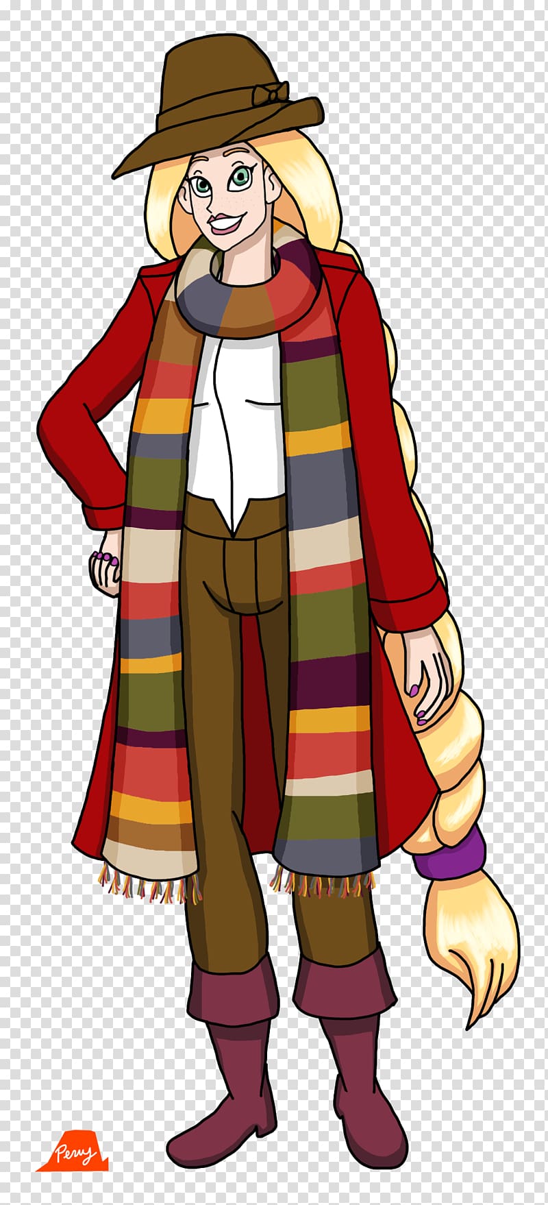 Fourth Doctor Gothel Santa Claus Art Rapunzel, Fourth Doctor transparent background PNG clipart