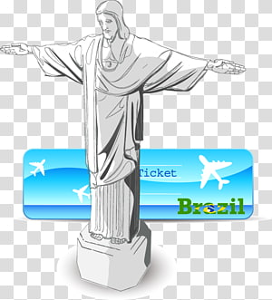 Berlin Cartoon Tourist attraction, Brazil Jesus statue title bar transparent background PNG clipart thumbnail