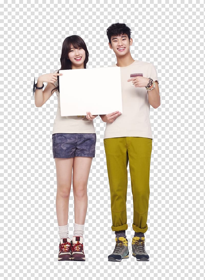 Miss A Korean drama Actor , couple transparent background PNG clipart