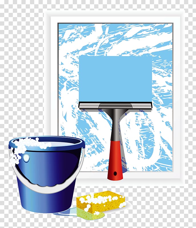 Window Pressure Washers Maid service Cleaning Cleaner, The bucket Glass transparent background PNG clipart