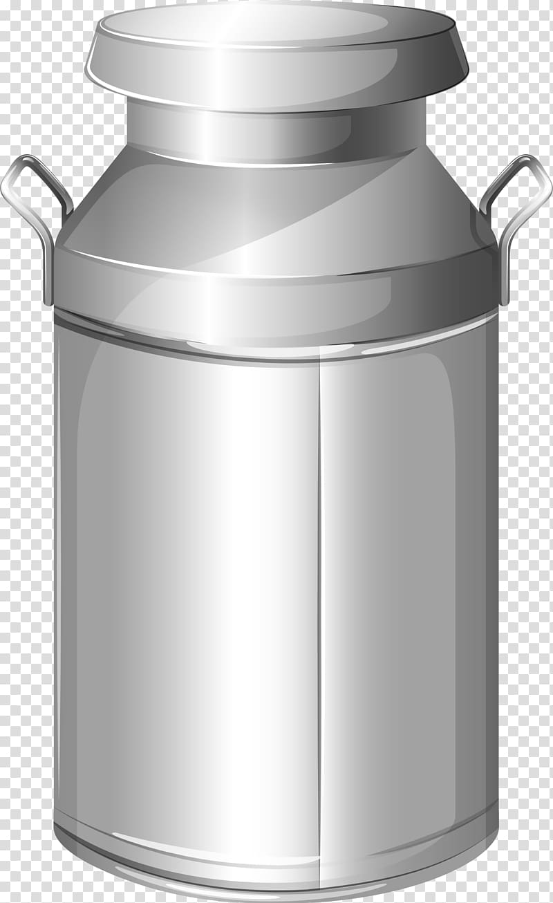 Milk bottle Container Illustration, Simple silver seasoning transparent background PNG clipart
