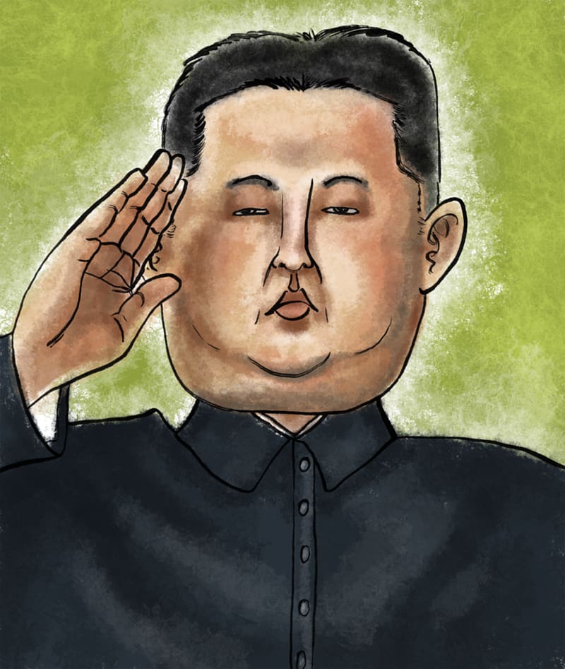 Kim Jong-un North Korea Portrait Drawing, kim jong-un transparent background PNG clipart