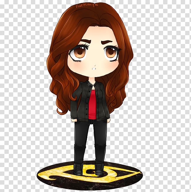 Clary Fray City of Bones Chibi Drawing The Mortal Instruments, Chibi transparent background PNG clipart