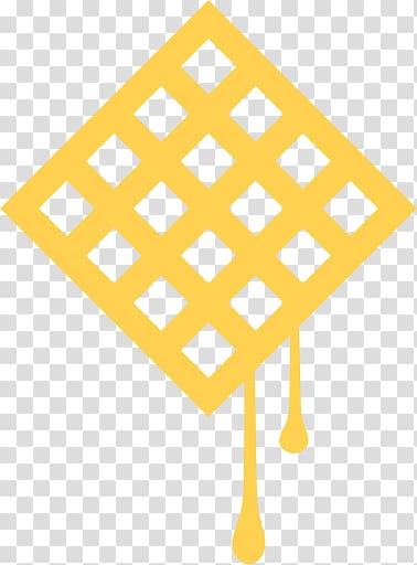 diamond yellow logo, Waffle Logo transparent background PNG clipart