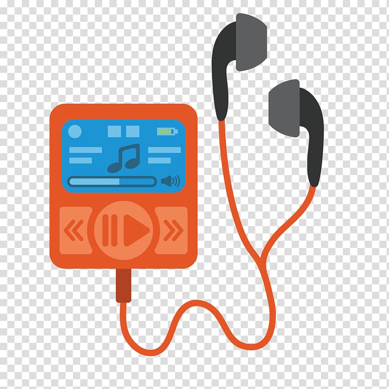 Headphones Computer file, music player and ear transparent background PNG clipart