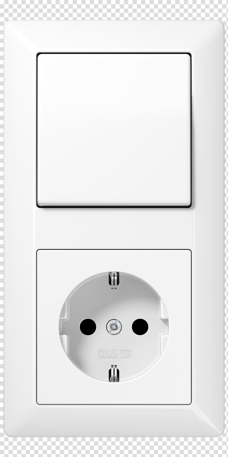 AC power plugs and sockets Jung Electrical Switches Berker Gira, White Package Design transparent background PNG clipart