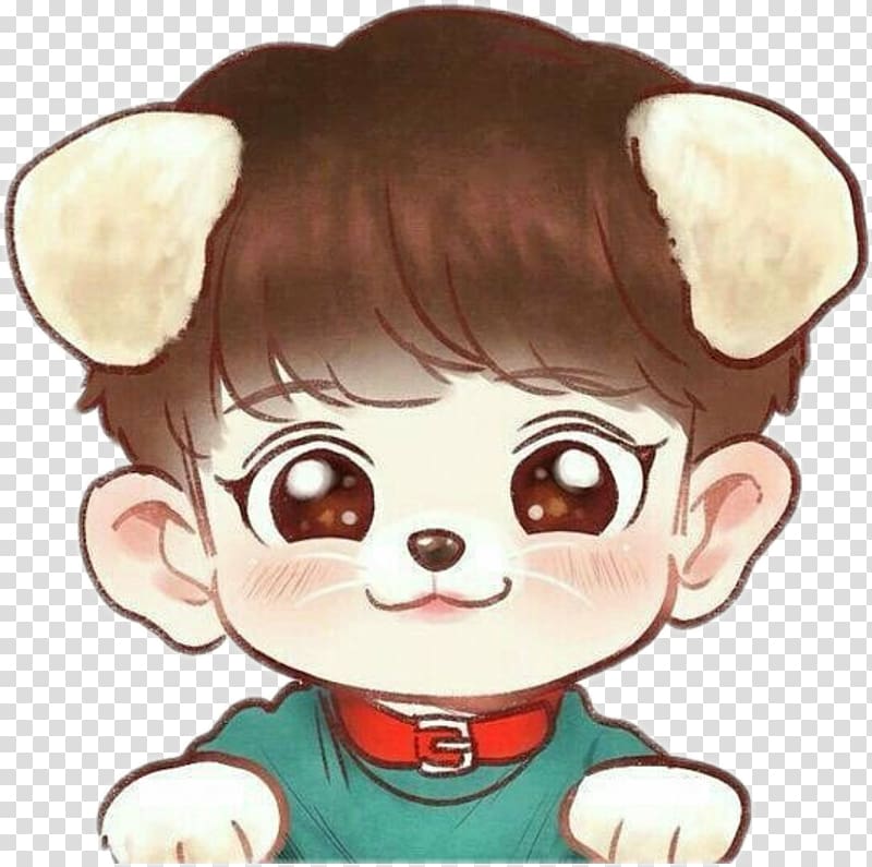 chanyeol exo wolf chibi