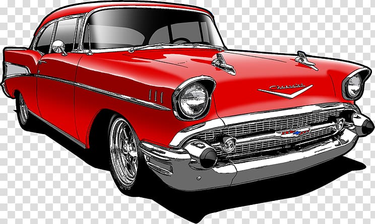 The Classic at Pismo Beach, Car Show 1957 Chevrolet The Classic at Pismo Beach, Car Show Chevrolet Bel Air, classic cars transparent background PNG clipart