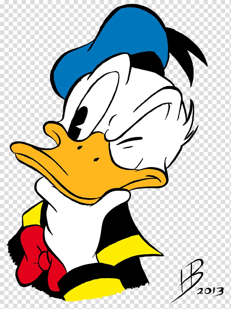 Colorings- how to draw donald duck