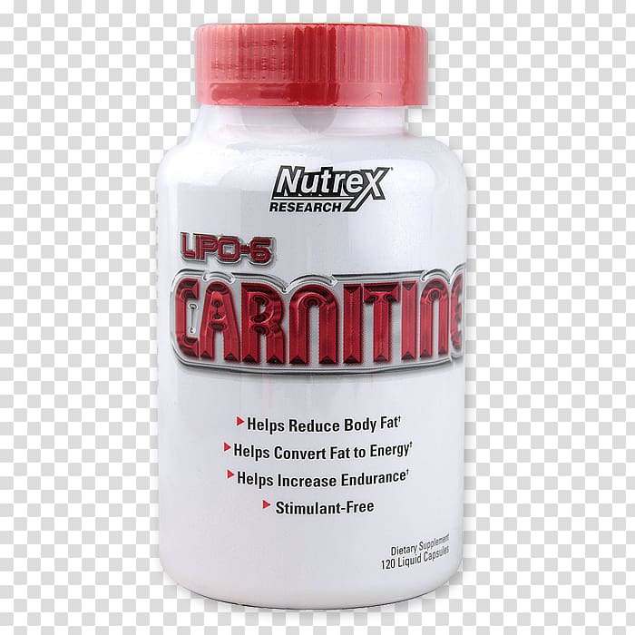 Dietary supplement Nutrex Lipo 6 Carnitine Levocarnitine Capsule Nutrex Lipo-6 Maximum Strength 120 Liqui-Caps, tablet transparent background PNG clipart