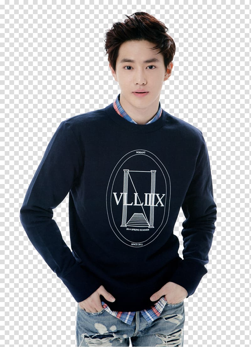 Suho EXO K-pop SM Town Beautiful Accident, emily rudd transparent background PNG clipart