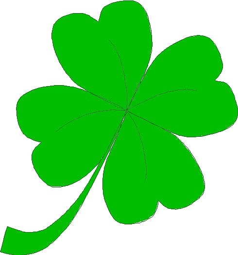 Ireland Saint Patricks Day Shamrock Four-leaf clover , Cloverleaf transparent background PNG clipart