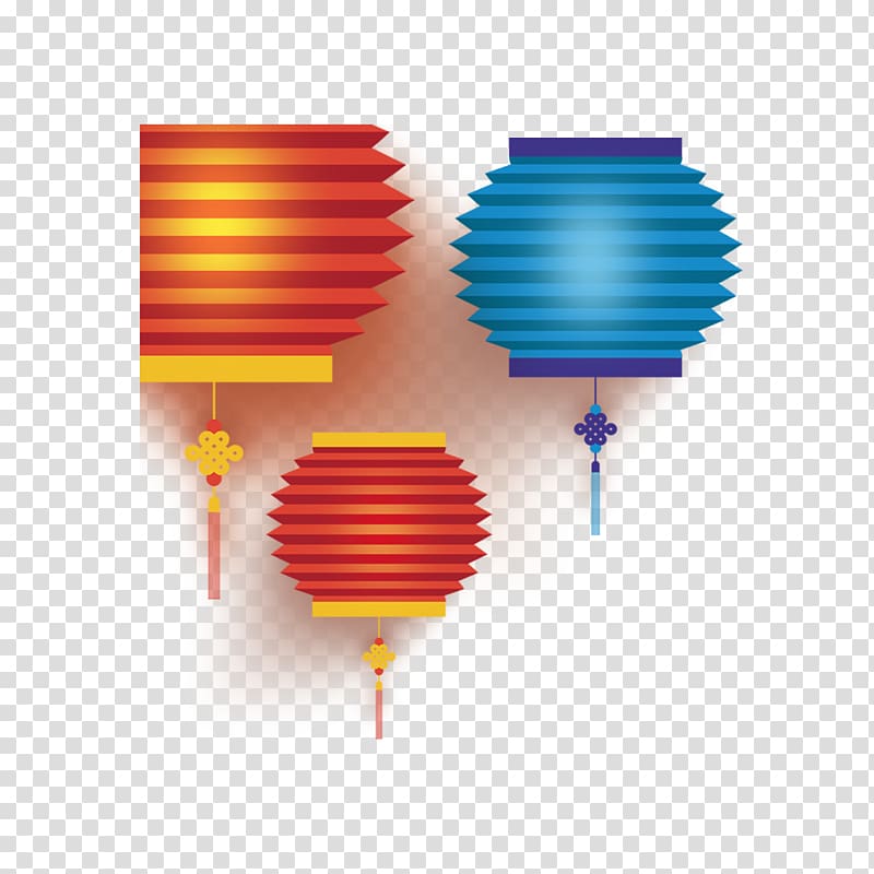 Lantern Chinese New Year Icon, Colorful lanterns elements transparent background PNG clipart