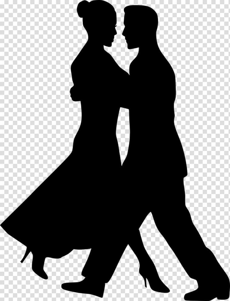 Partner dance Drawing , dancing silhouette transparent background PNG clipart
