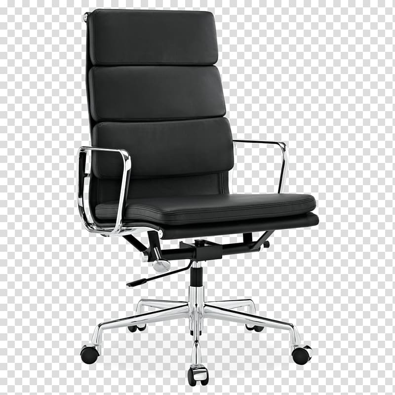 Eames Lounge Chair Charles and Ray Eames Office & Desk Chairs Eames Aluminum Group, armchair transparent background PNG clipart