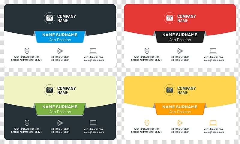 assorted business card samples, Logo Business card Advertising, business card transparent background PNG clipart