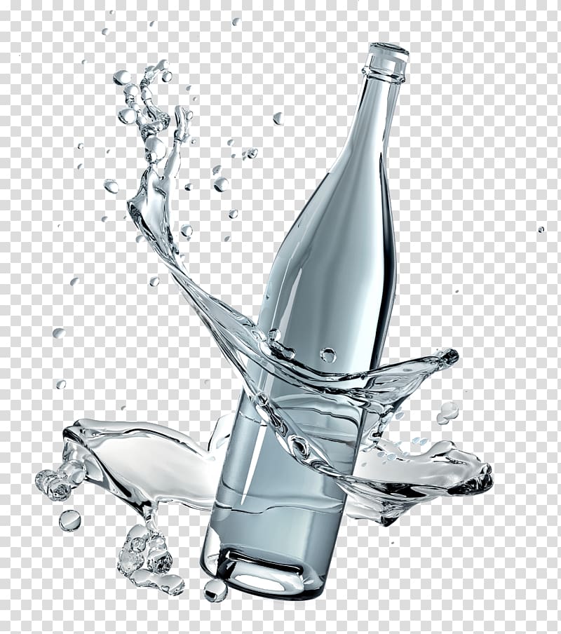 Submersible pump Bottled water Bottled water, Glass bottles transparent background PNG clipart